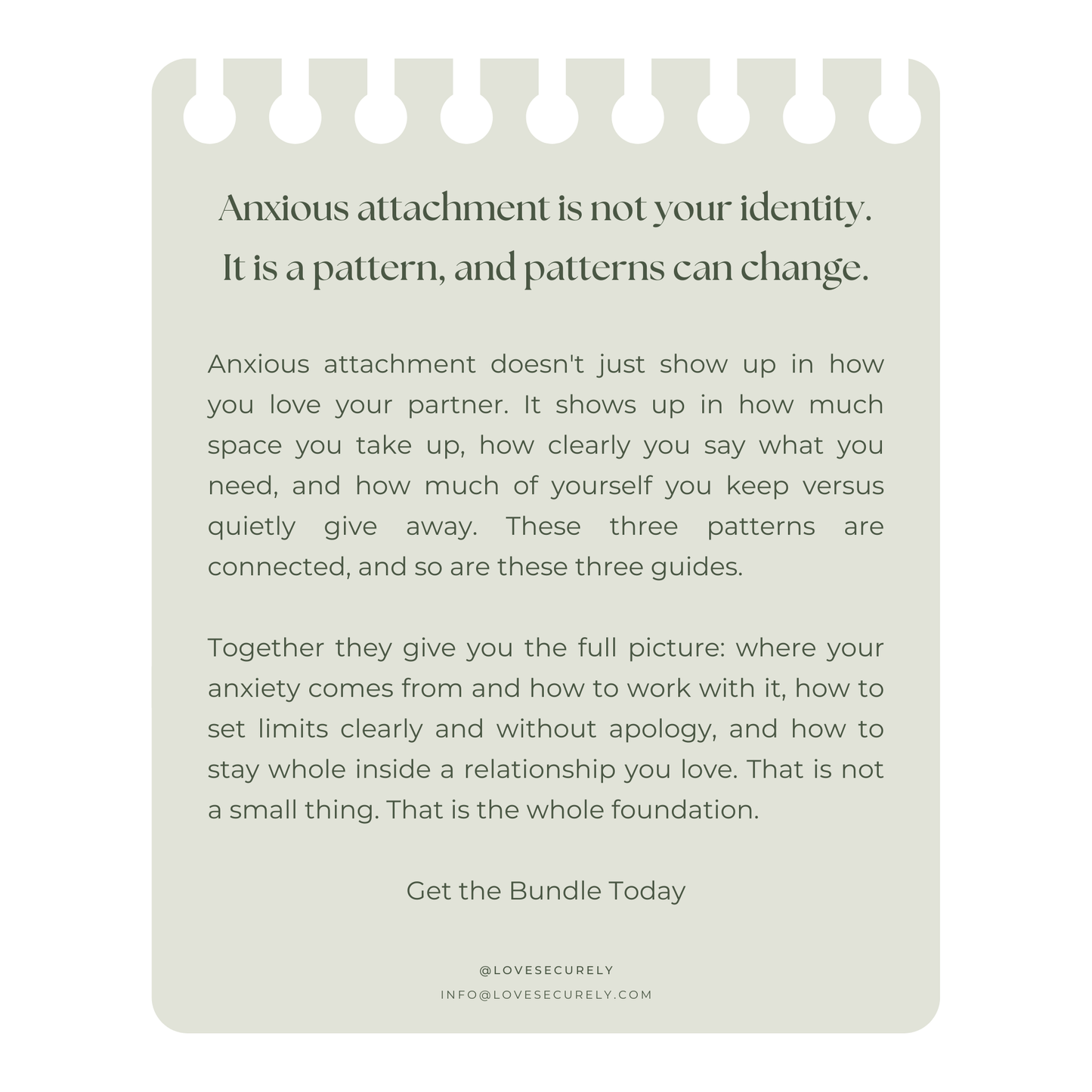 The Anxious Attachment Healing Bundle