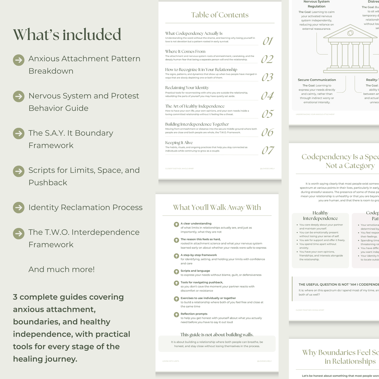 The Anxious Attachment Healing Bundle