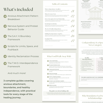 The Anxious Attachment Healing Bundle