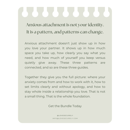 The Anxious Attachment Healing Bundle