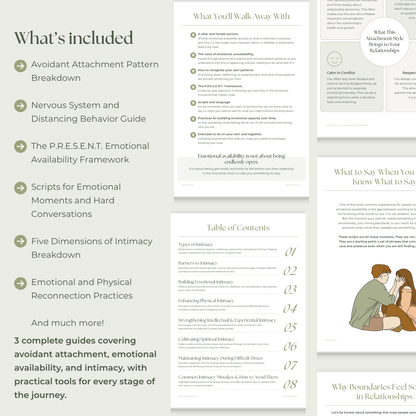 The Avoidant Attachment Rewired Bundle