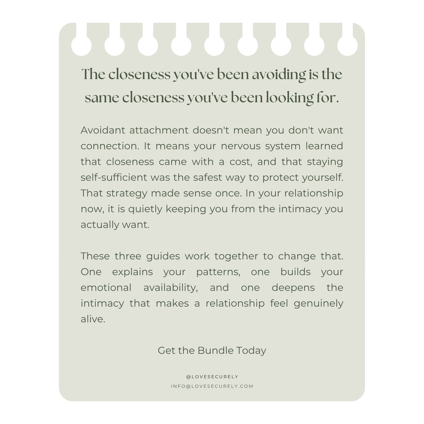 The Avoidant Attachment Rewired Bundle