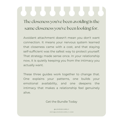The Avoidant Attachment Rewired Bundle