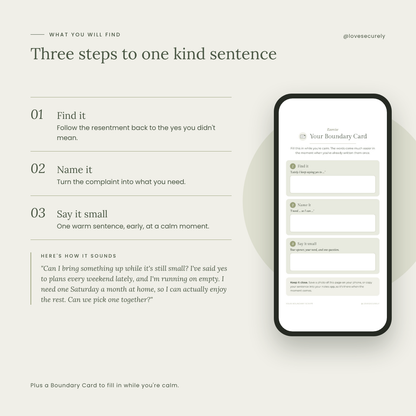 Your Boundary Script: How to Say What You Need Without Starting a Fight