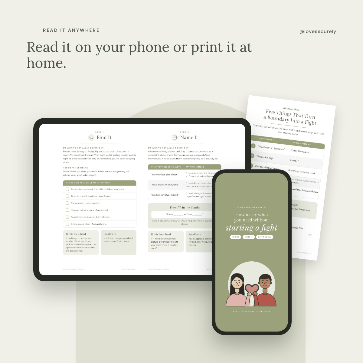 Your Boundary Script: How to Say What You Need Without Starting a Fight