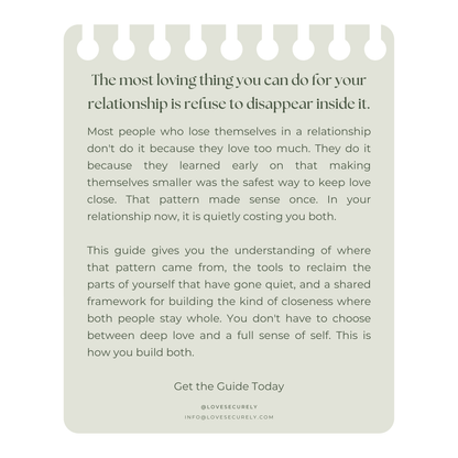 Closer Together, Whole Apart: Loving Deeply Without Losing Yourself