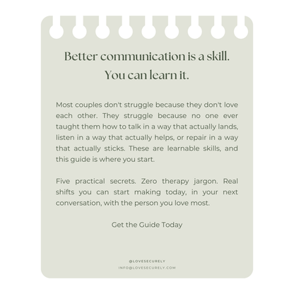 Communication Secrets All Healthy Couples Use
