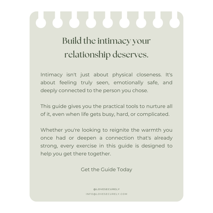 Deepening Intimacy: A Practical Guide to Strengthening Your Emotional and Physical Connection with Your Partner