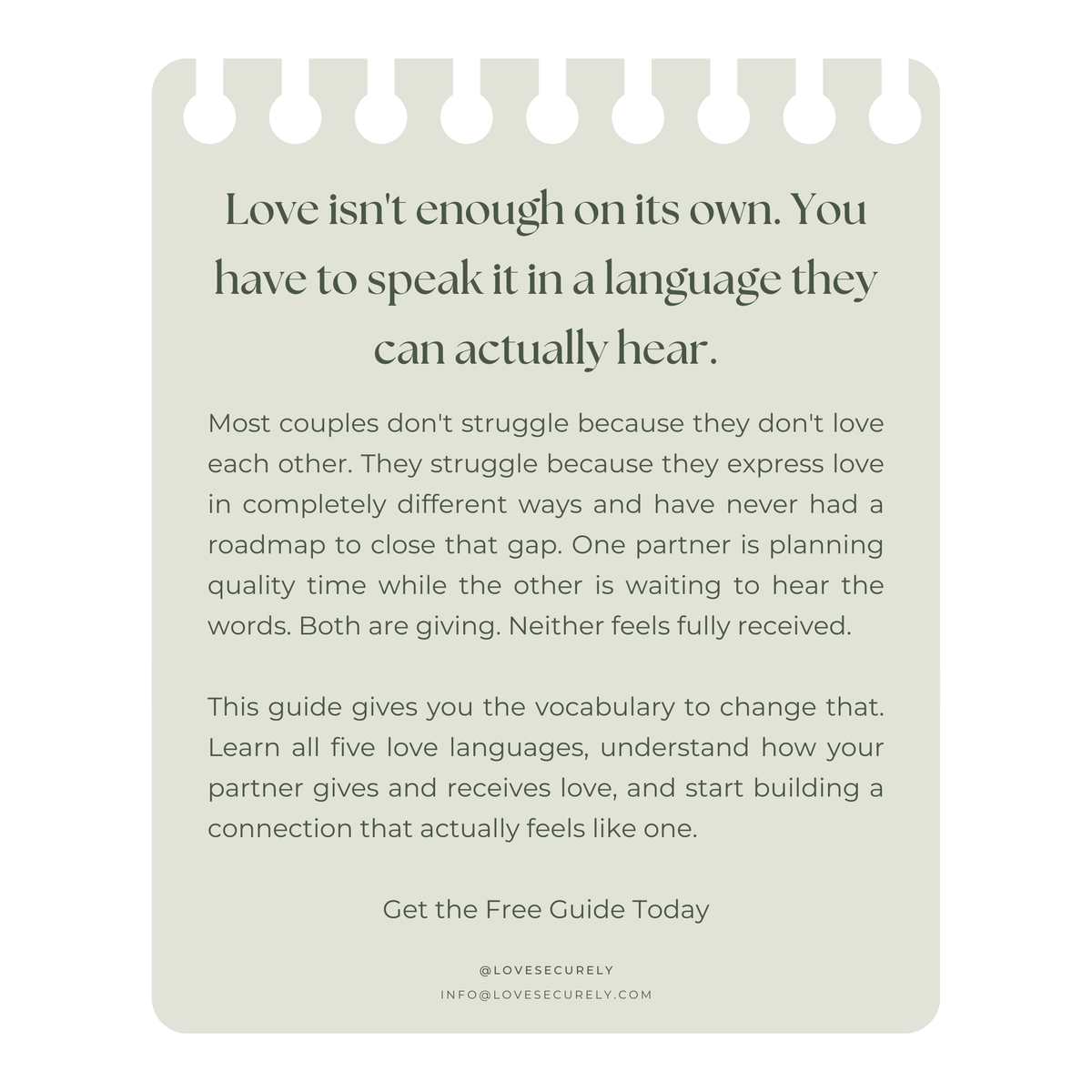 Free Love Languages Guide for Couples | LoveSecurely