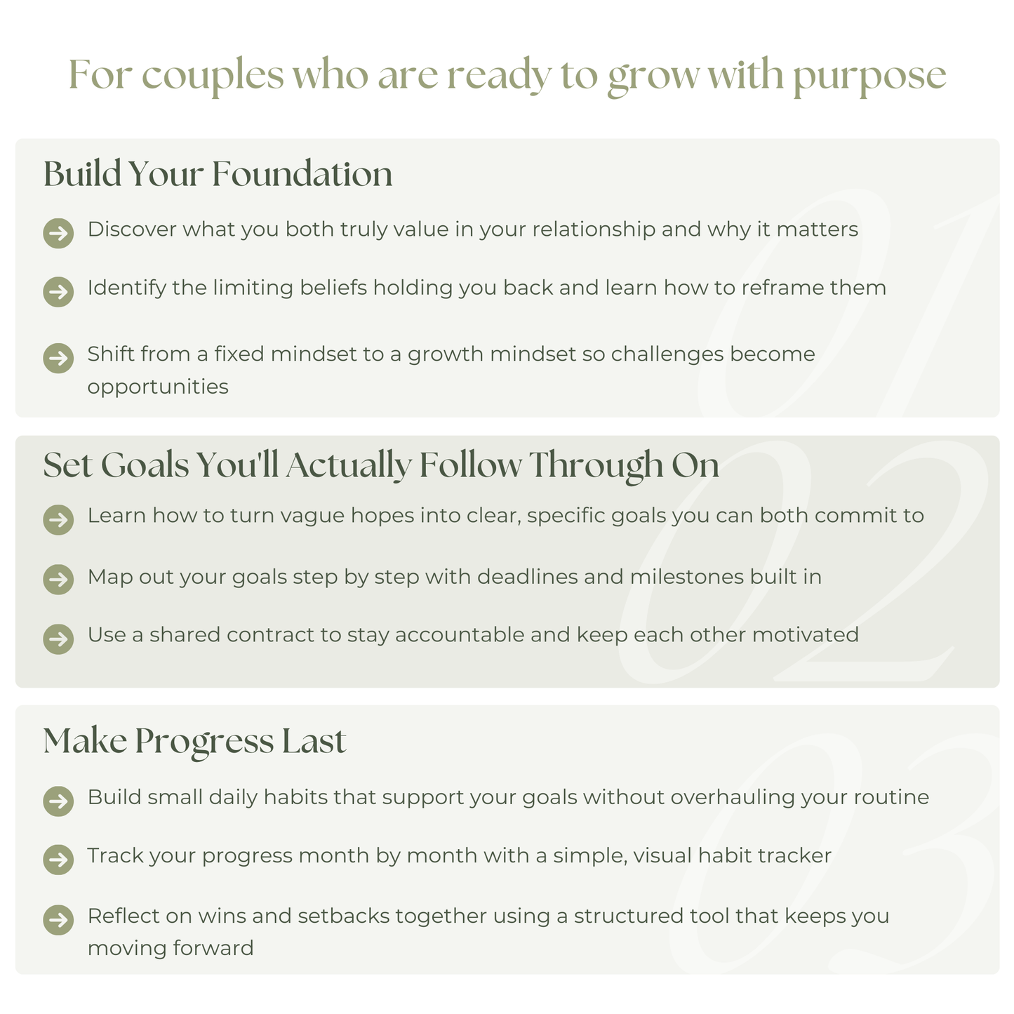 Love, Goals, and Growth: A Workbook for Couples Ready to Build a Stronger Future