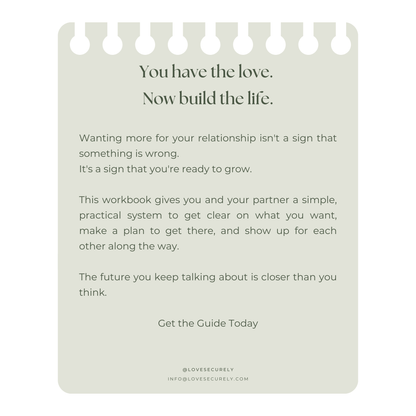Love, Goals, and Growth: A Workbook for Couples Ready to Build a Stronger Future