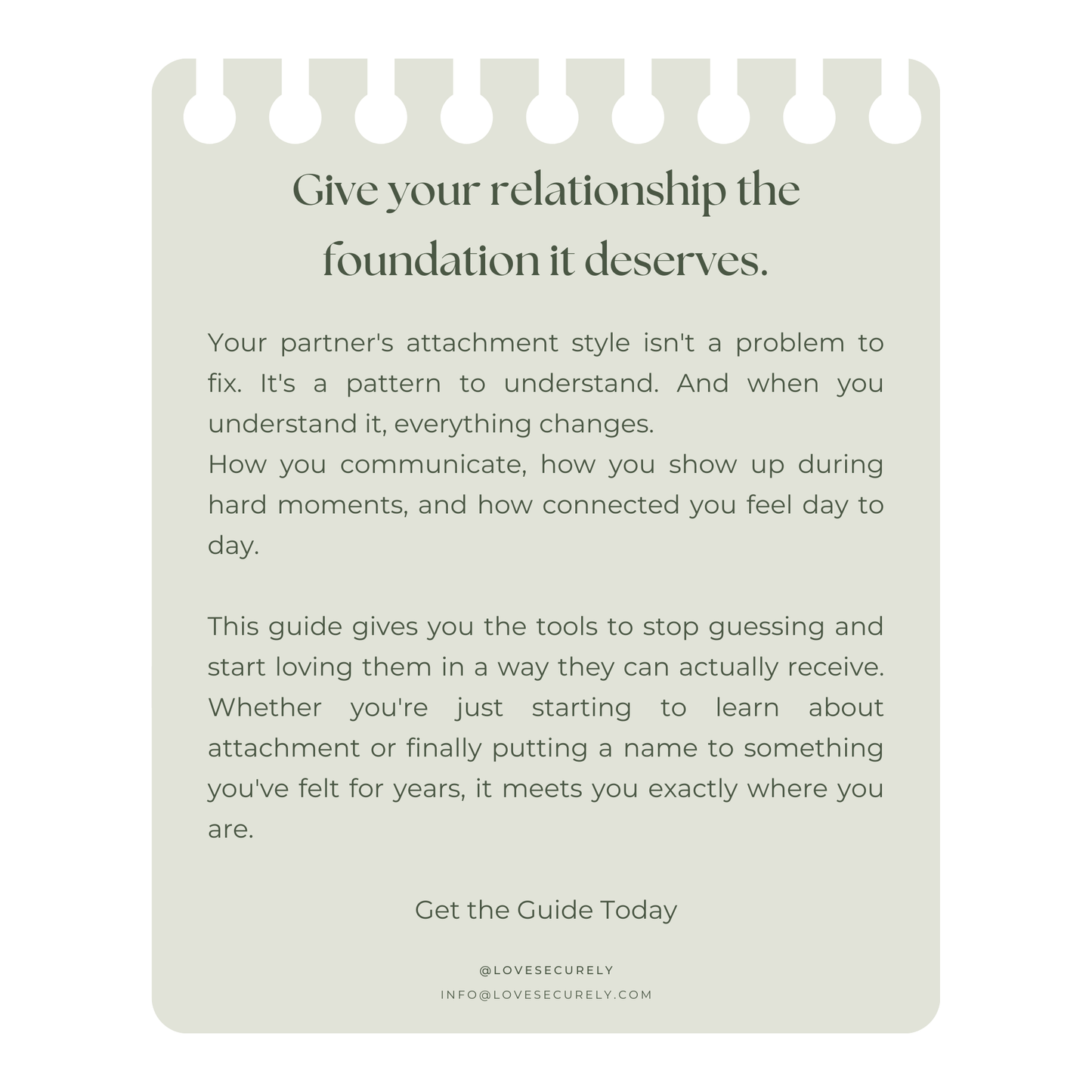 Understanding your partner's attachment style