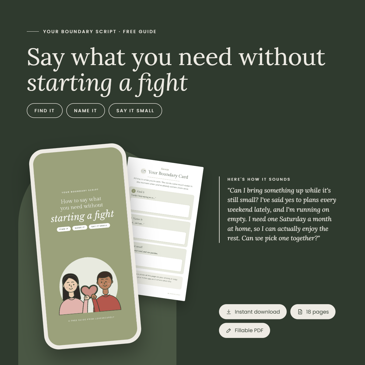 Your Boundary Script: How to Say What You Need Without Starting a Fight