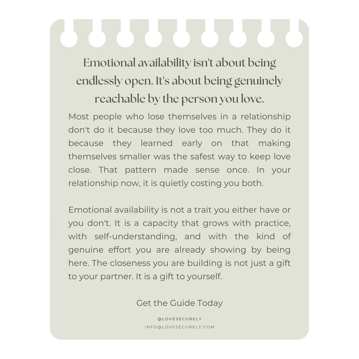 Open To You: Becoming More Emotionally Available In Love
