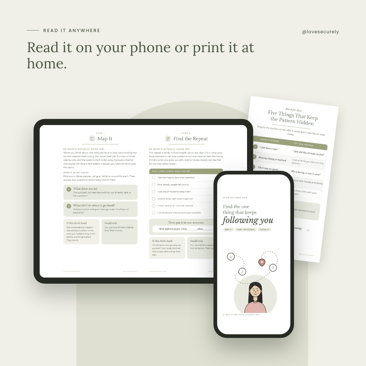 Your Pattern Map: Find the One Thing That Keeps Following You