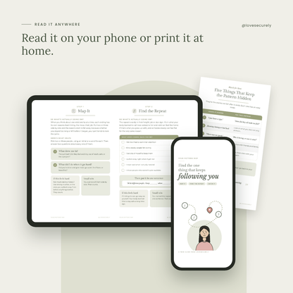 Your Pattern Map: Find the One Thing That Keeps Following You