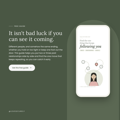 Your Pattern Map: Find the One Thing That Keeps Following You