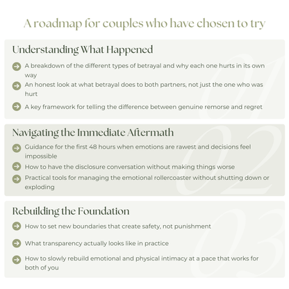 Rebuilding After Betrayal