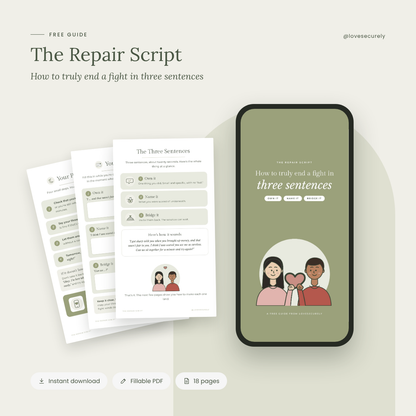 The Repair Script free guide cover