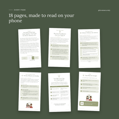 18 pages made to read on your phone